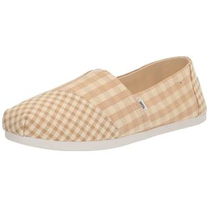 TOMS Platte instappers met Alpargata-print voor dames, Bruin, 43.5 EU