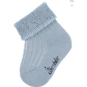 Sterntaler baby sokken uni, jeansblauw gemêleerd., 15-16 EU