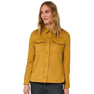 Cecil Dames kunstleren jas, Curry Yellow, XL