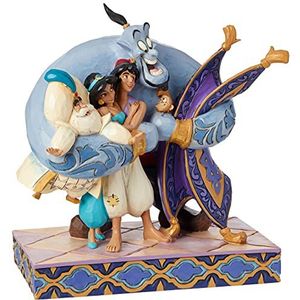 Disney Traditions 6005967 Aladdin Figurine, Hars, Meerkleurig, 22 x 14 x 19.99 cm