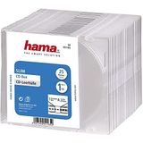 Hama CD-lege hoes Slim, verpakking van 25 stuks, transparant