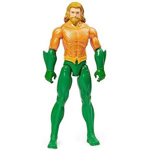 dc comics Aquaman figuur 30 cm, figuur op schaal 30 cm, met originele versiering, cape en 11 gewrichtspunten, speelgoed voor jongens en meisjes vanaf 3 jaar