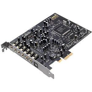 Creative Sound Blaster Audigy Rx PCIe-geluidskaart (7.1-surroundgeluid, twee microfooningangen, hardware-versnelde EAX-effecten, krachtige hoofdtelefoonversterker)