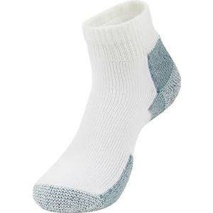 thorlo S Unisex Jmx loopsokken, wit/grijs, medium