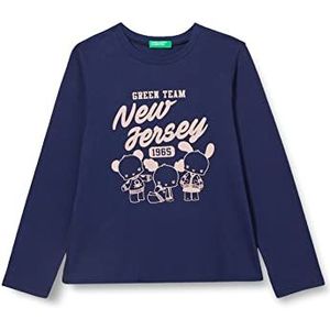 United Colors of Benetton T-shirt M/L 3VR5G105O, donkerblauw 252, 98 meisjes