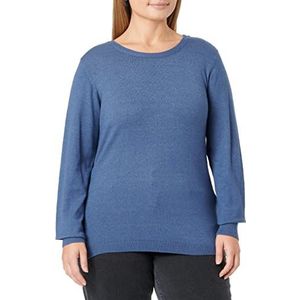 Object Dames Objthess L/S O-Neck Knit Pullover Noos Gebreide Trui, Bijou Blue., XL