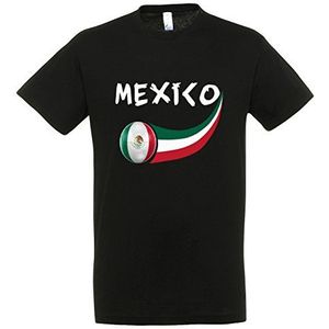 Supportershop T-shirt, Mexico, zwart, heren, maat (fabrikant: XL)