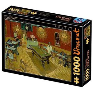 D-Toys Puzzel van 1000 stukjes: Vincent van Gogh - Le Café Noir