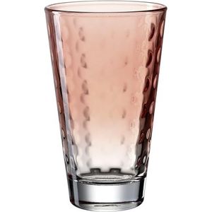 Leonardo OPTIC drinkglazen, set van 6, vaatwasserbestendige waterglazen, bijzonder schokbestendige glazenset, duurzame kleuren door Colori hydroglazuur, 300 ml, artikelnummer 025902