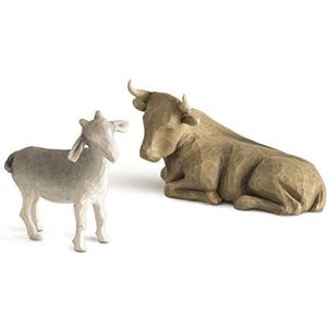 Willow Tree ""Ox and Goat"" Beeldje Kerstartikel