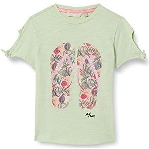 Mexx T-shirt voor meisjes met geknoopte mouwen.