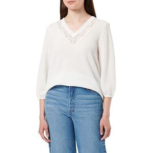 Vero Moda Dames Vmsonja 3/4 V-hals Top JRS Btq, Sneeuwwitje, S, Sneeuwwitje, S
