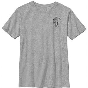 Disney Winnie The Pooh Vintage Line Tigger Boy's Crew Tee, Athletic Heather, XS, Athletic Heather, XS