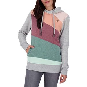 Alife and Kickin LeniAK A Sweatshirt Dames Sweatshirt Hoodie Capuchontrui Sweater XS-XXL, Cloudy Melange, S, cloudy melange, S