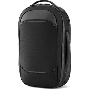 Gomatic Navigator Backpack 15-21 L Black | Daypack | Dagrugzak | Reisrugzak | Laptoprugzak | Gymtas | Carry-On Handbagage | Zeer Duurzaam en Sterk Materiaal | Handbagage | Uitbreidbaar | Waterdicht