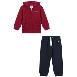 Champion Legacy pak met capuchon en volledige rits voor jongens, Rood, 68