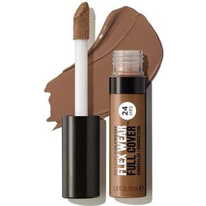 Revlon ColorStay Flex Wear Full Cover, Concealer met volledige dekking, met hoge dekking, verrijkt met hyaluronzuur en vitamine E, flexibele, langdurige textuur, 075 hazelnoot, 10 ml.