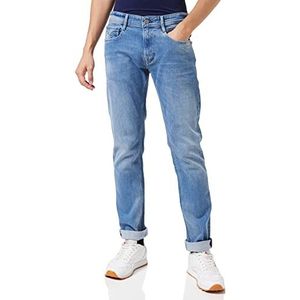 Replay Rocco Tapered Fit jeans voor heren, blauw (medium blue) 9), 27W x 30L