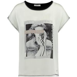 KEYLARGO Dames Camera Ronde T-shirt, zwart (1100), M