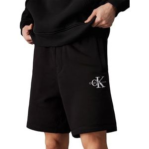 Calvin Klein Jeans Heren MONOLOGO HWK korte sweatshorts, Ck zwart, XXL, zwart., XXL