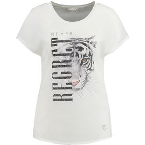 KEY LARGO Dames Affection Round T-shirt, wit (1000), M