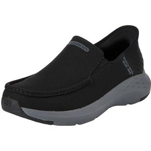 Skechers Parson Ralven Slip-On voor heren, Zwart gaas, 48.5 EU