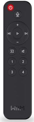 Wiim - Voice Remote - Afstandsbediening - Zwart - Multimedia Accessoire