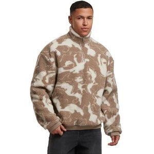 Urban Classics - Oversized Pattern Teddy Troyer - Beige - Sweater