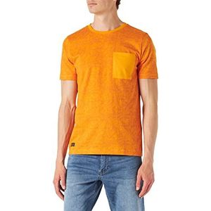 camel active Heren 409740/7T31 T-Shirt, Sun Oranje, M