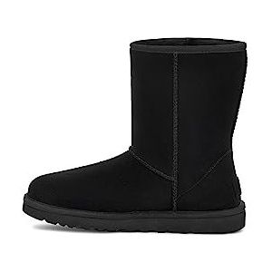 UGG dames Klassieke korte Bailey Zip Boot Klassieke laarzen, Zwart, 38 EU