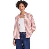 STREET ONE - Glory Red - Chemise - Korte Mouwen - Motief à Rayures