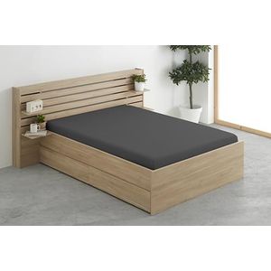 Degrees home - Hoeslaken 105 x 200 cm, diepe zak, microvezel, polyester, bed 105 cm