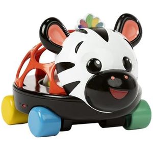 Baby Einstein Curious Car Zen Oball speelgoedauto & rammelaar, brandt, vanaf 3 maanden, Zen das Zebra