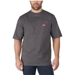 Milwaukee Werk-T-shirt grijs korte mouwen (M)