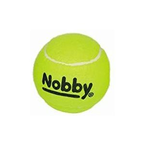 Nobby Tennisbal voor honden, geel/paars, 10 cm
