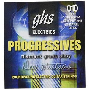 GHS Progressief filament Grade Alloy elektrische gitaar StringsPRDM 10-52