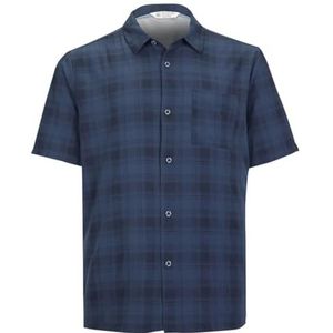 killtec Men´s functioneel overhemd KOS 98 MN WVN SHRT, steel-blue, 4XL, 38009-000
