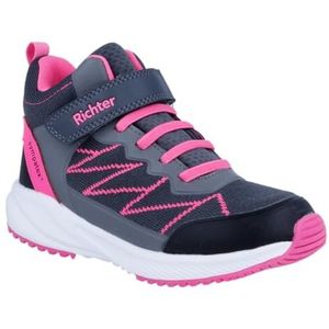 Richter Kinderschoenen jongens meisjes Buddy Sneaker, City/Black/n.Pink, 25 EU, City Black N Pink, 25 EU