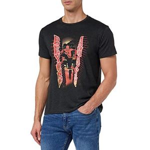 Marvel MEMARCOTS242 T-shirt, antraciet melange, S, heren, antraciet gemêleerd., S