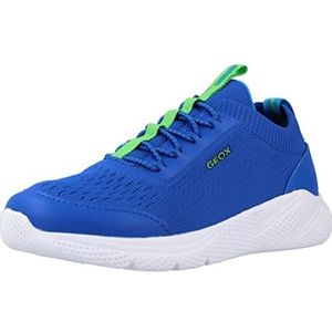 Geox Jongens J Sprintye Boy Sneakers, Royal Green, 29 EU