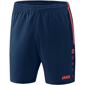 JAKO, Training & Fitness - Dames, Shorts, Competition 2.0, navy/flame, 42-44, 6218