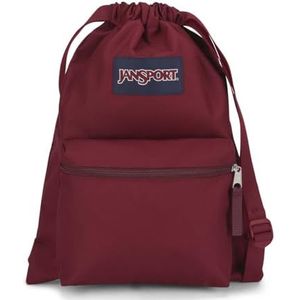 JanSport DRAWSACK Kleine rugzak, Russet Red (Rood)