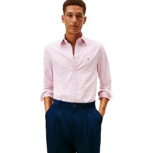 TOMMY HILFIGER Overhemd 'Heritage'  pink / wit