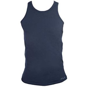 Fila - FU5033 - Tanktop - Navy Blauw - Zacht en Ademend Katoen