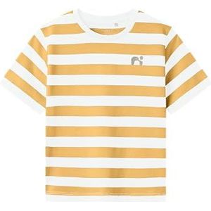 Name it mini Jongens Nmmfridy Ss Nreg Top Pb, Buff Yellow, 86