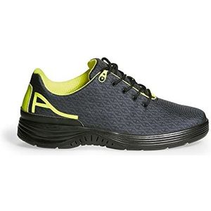 ABEBA 711160 X-LIGHT lage schoen, O2, FO, SRC, zwart/neon oranje, maat 35