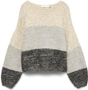 Vmjenna - Gebreide Pullover - Regular Fit - Lange Mouwen - Boothals