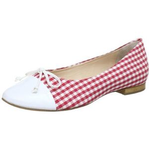 Högl shoe fashion GmbH 5-101046-40020 Ballet voor dames, Meerkleurige Mehrfarbig Rood Weiss 4002, 35 EU