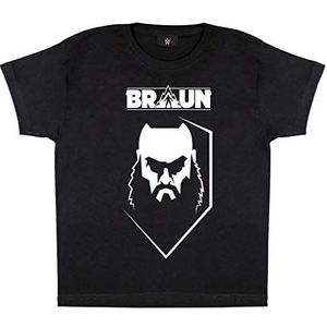 WWE Braun Strowman T-shirt, Kinderen, 116-182, Schwarz, Officiële Koopwaar