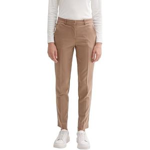 TOM TAILOR Mia slim broek voor dames, 36516 - Taupe Grey, 34W / 30L